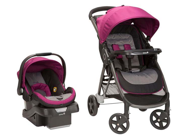 COCHE SAFETY 1ST TRAVEL SYSTEM STEP AND GO MAGENTA