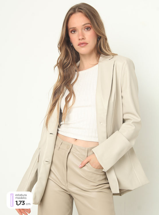 BLAZER SJAPUMIPAR-BE TALLYOI23 BEIGE S