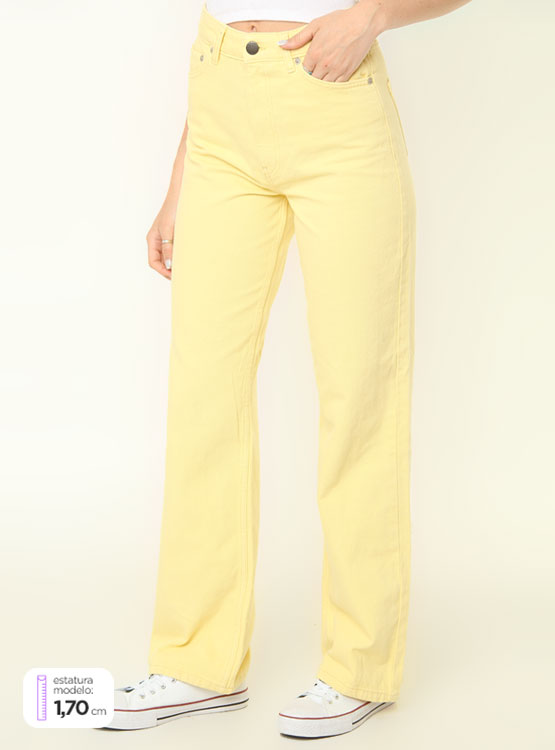 JEANS WIDE 15250347 ONLY V22 AMARILLO 26