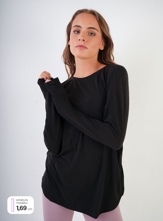 POLERA CK PF2T0581-BLK V23 NEGRO S