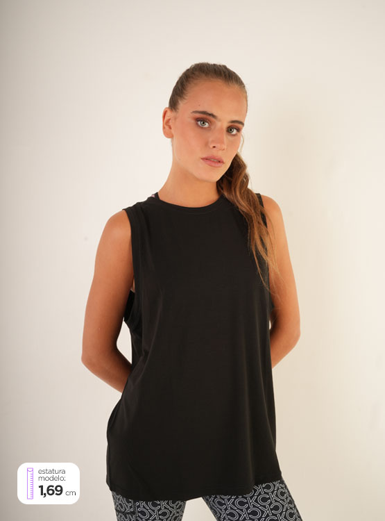 POLERA CK PF2T0579-BLK V23 NEGRO S