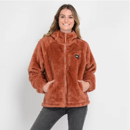 POLERON CHIPORRO FULL ZIPPER - I23MU073004 NARANJO OSCURO