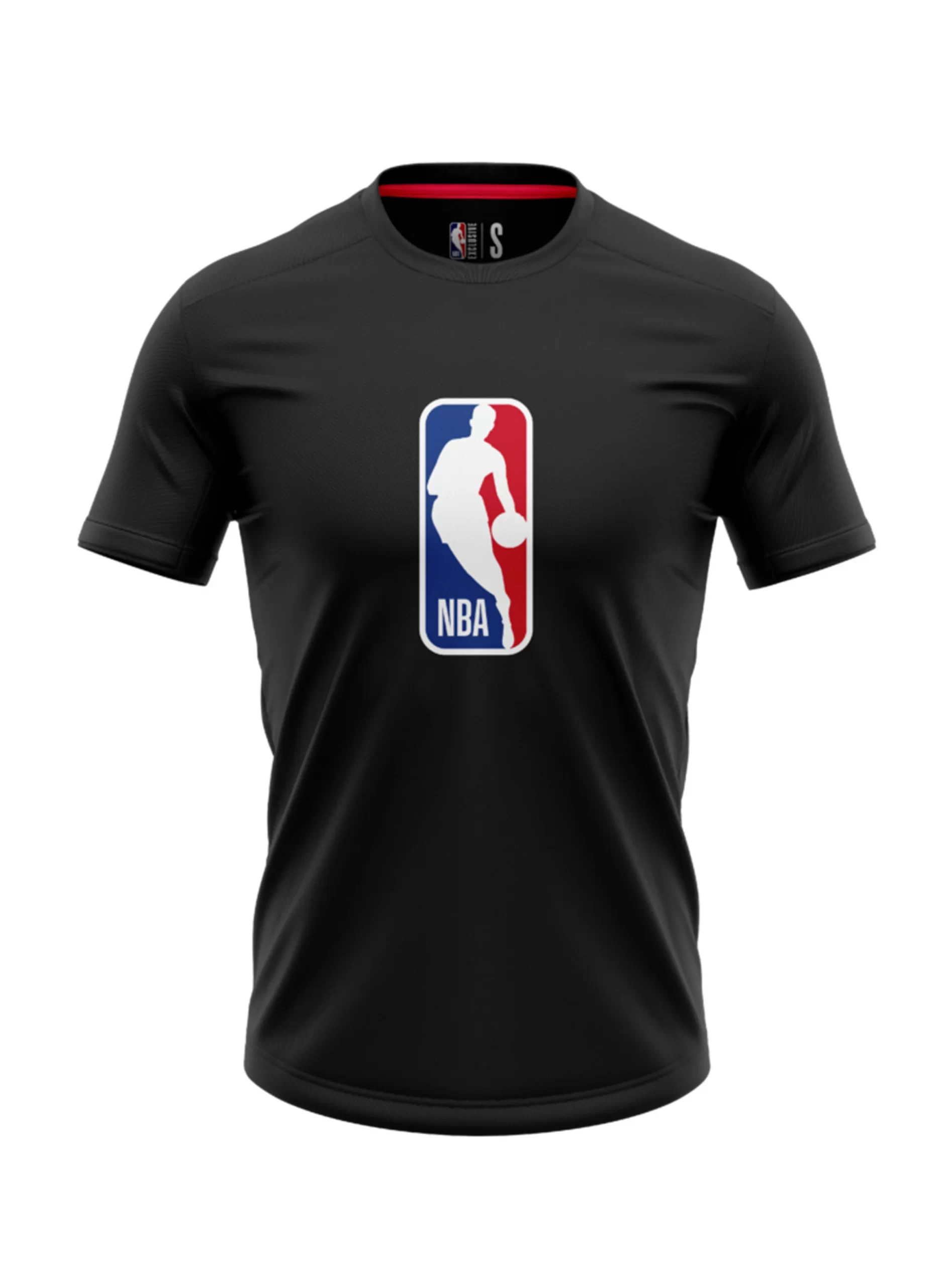 Polera NBA Negra Niño Manga Corta Print