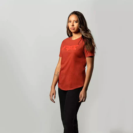 POLERA FOX LIFESTYLE BRACER MUJER ROJO