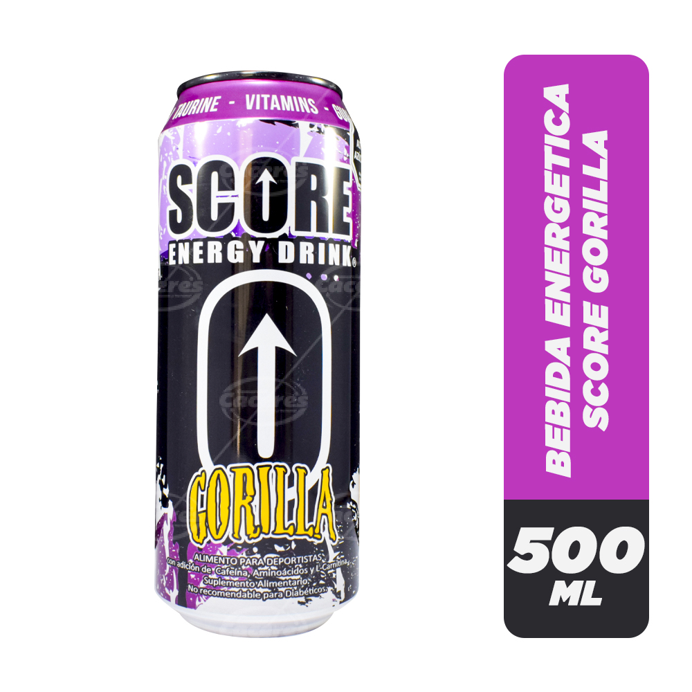 BEBIDA ENERGETICA SCORE GORILLA 500 ML