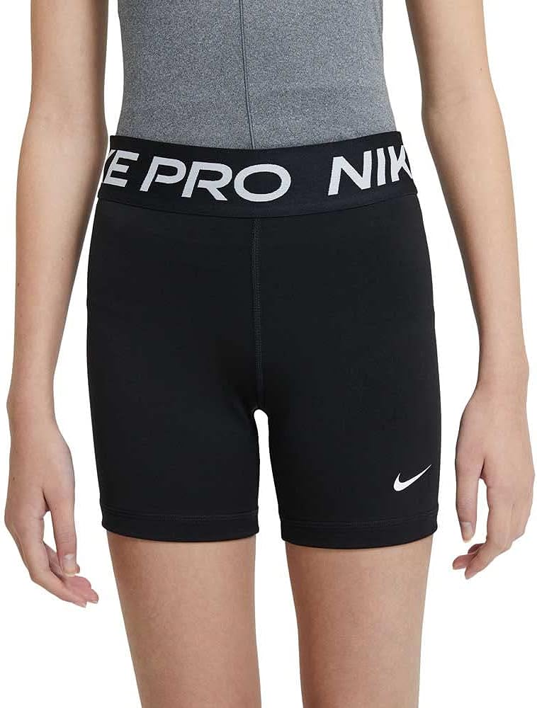 Nike Shorts Girls Nikepro 3IN BlackWhite