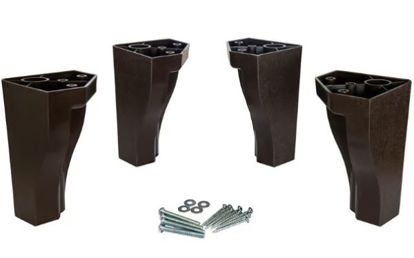PATAS DE CAMA KIT 4 UNIDADES
