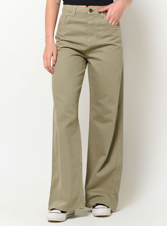 JEANS STRADIVARIUS VERDE TALLA 38
