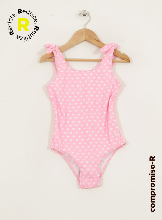 TRAJE DE BAÑO BÁSICO HARVEST ROSADO TALLA 3