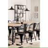SILLA TOLIX DE METAL NEGRO - Imagen 2