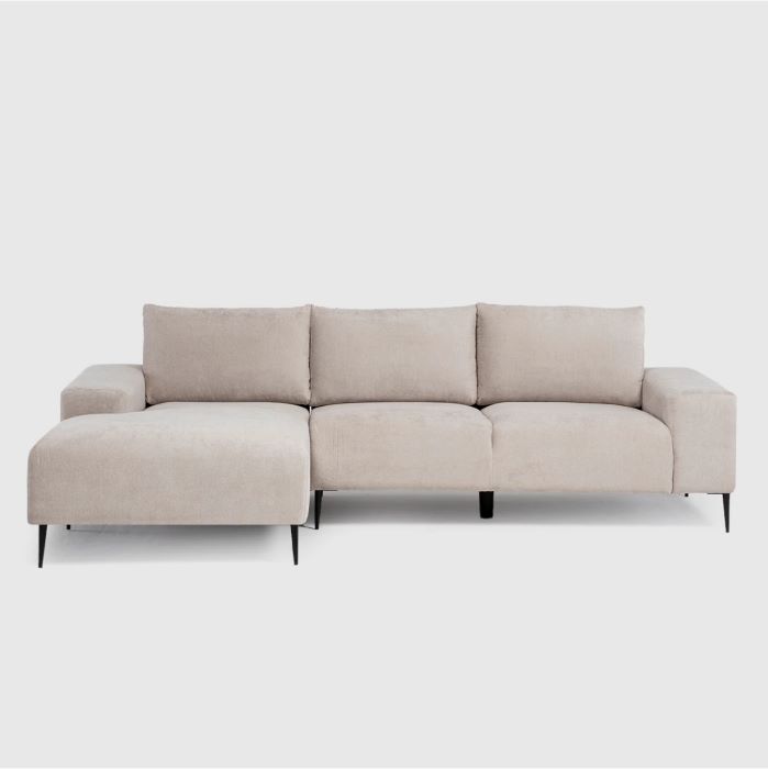 Sofa Seccional Izquierdo Castelo Beige Moderno