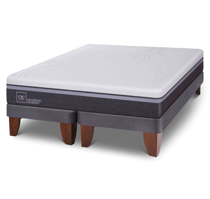 Cama Europea Ortopédica Advance 2 Plazas Cic