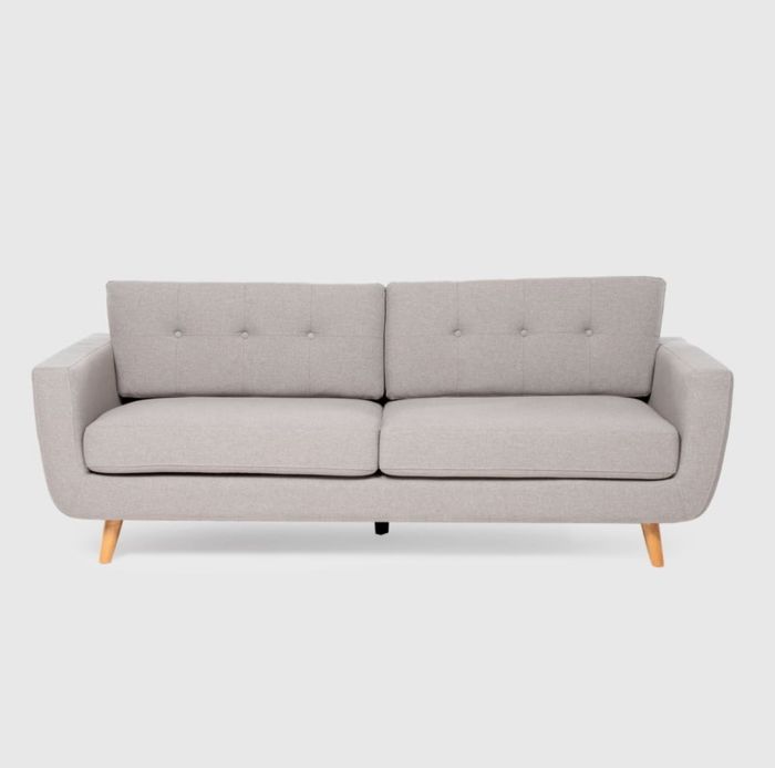 Sofa Corcega Mica 3 Cuerpos Gris