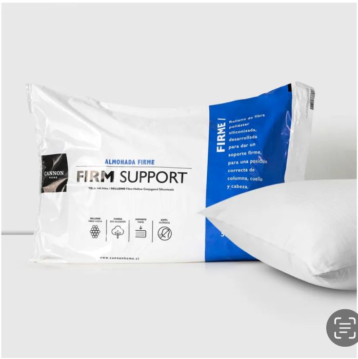 Almohada Cannon de Microfibra 50x70 cm Firme Support
