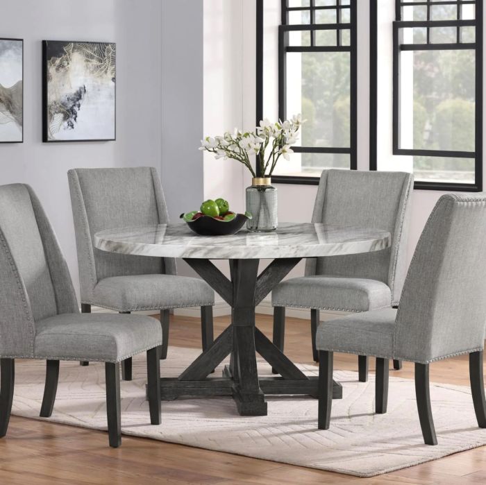 Juego De Comedor Redondo Rodeo 4 Sillas Daniels