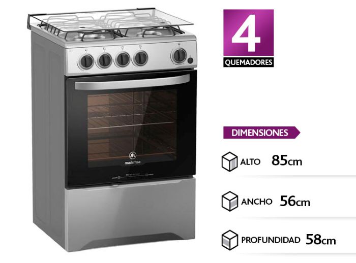 COCINA MADEMSA 755 INOX