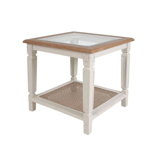 Mesa Lateral Junco Amparo 55x55 cm Sarah Miller - Imagen 3
