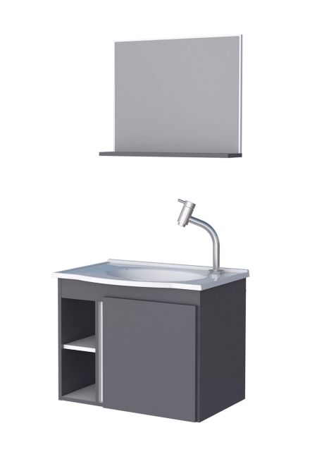 Vanitorio Aereo Safira Gris 52x42x38 cm VEKKAHOME