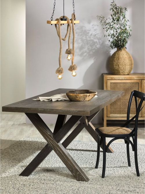 Mesa Comedor Cruzeta 180 cm Sarah Miller