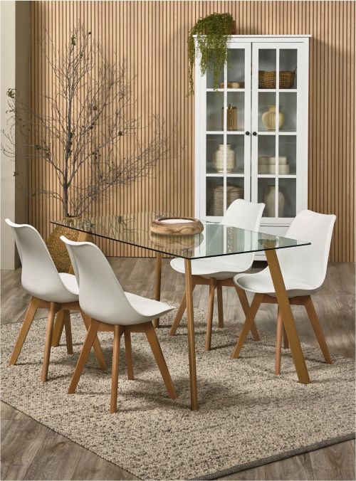 Juego Comedor Agnes 4 Sillas Attimo