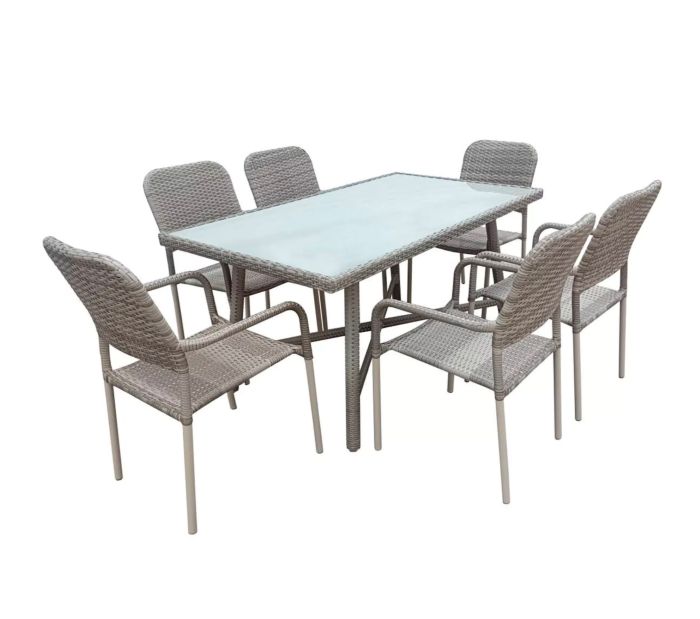 Juego de Comedor 6 Personas Gardenia Outzen