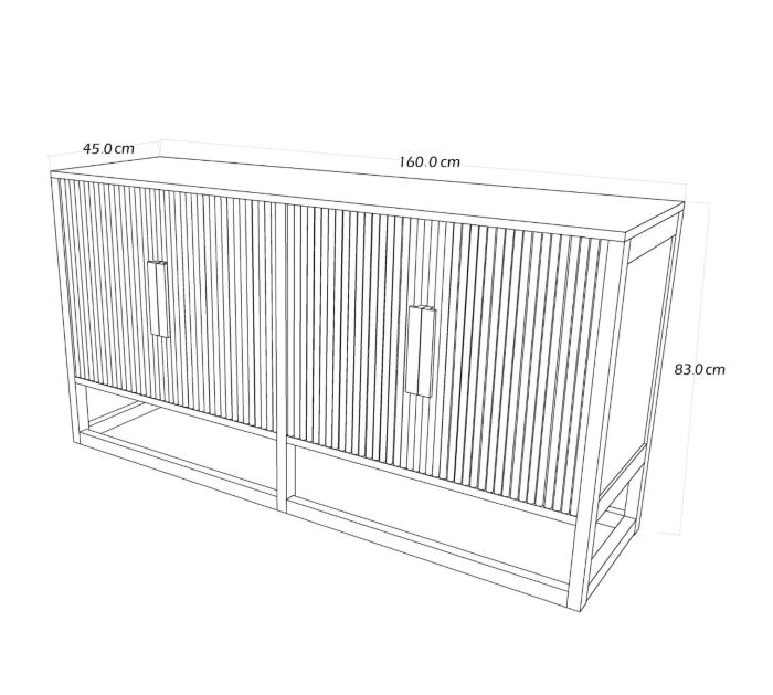 Buffet Acanalado Alaniz Home - Imagen 2