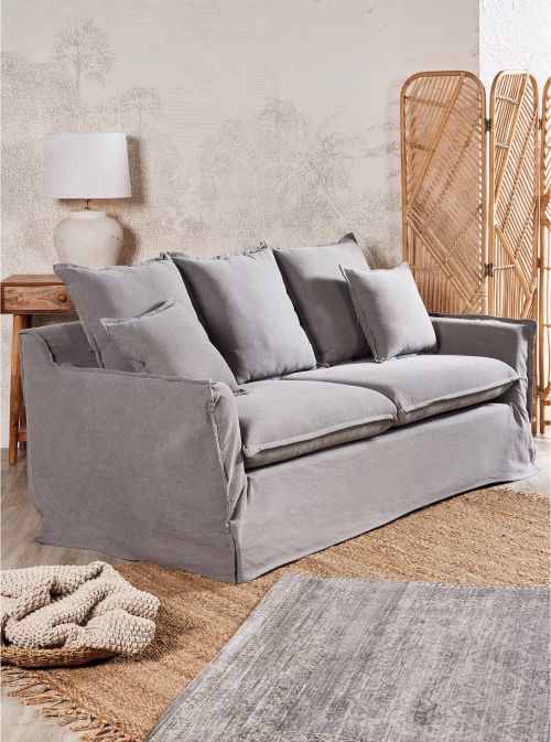 Sofá Lino Santorini 3 Cuerpos Sarah Miller