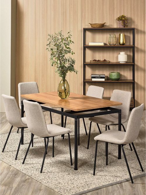 Juego Comedor 6 Sillas Austin Attimo
