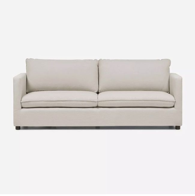 Sofá 3 Cuerpos Cerbaia Tela Rosen Beige