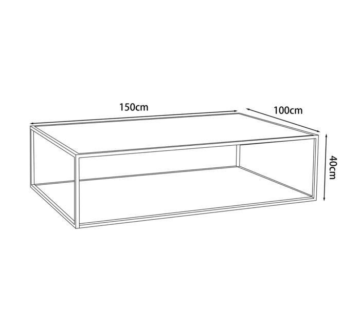 Mesa Centro Madison 150x100x40 cm Alaniz Home - Imagen 4