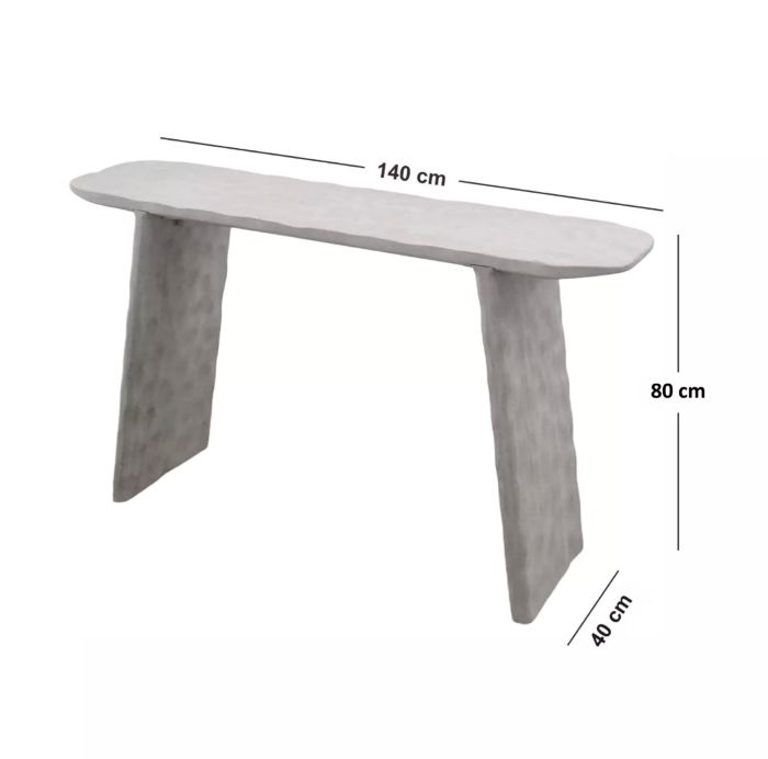 Arrimo Wabi Sabi 140x40x80 cm Alaniz Home - Imagen 2